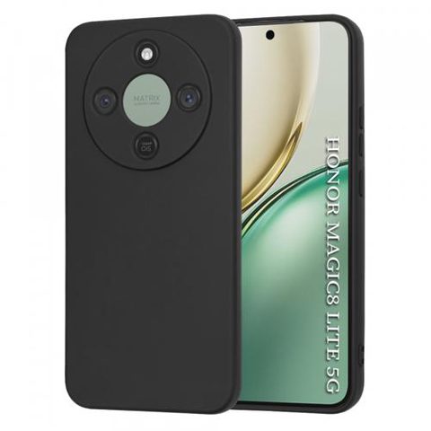 Husa pentru Honor Magic8 Lite, Techsuit, SoftFlex, Neagra