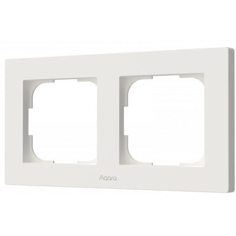 Rama dubla Aqara pentru intrerupatoare H2 (pentru comutator de perete) Alb 6975833357642