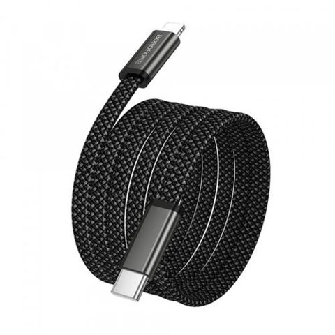 Cablu Date si Incarcare USB-C - USB-C Borofone BX124 Peace, 30W, 1m, Negru