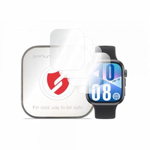 Folie Protectie Smart Protection Premium Classic pentru Huawei Watch Fit 4, Set 4 bucati, Plastic