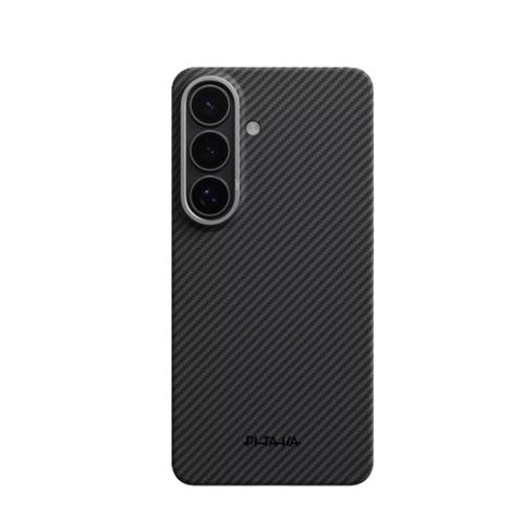 Husa Protectie Spate Pitaka pentru Samsung Galaxy S26, Edge Ultra-Slim Case (Negru/Gri)