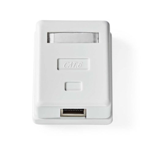 Priza aplicata RJ45 1 port SFTP CAT6, Nedis CCGP89120WT