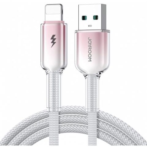 Cablu Date si Incarcare USB-A - Lightning Joyroom S-A42, 18W, 1.2m, Alb