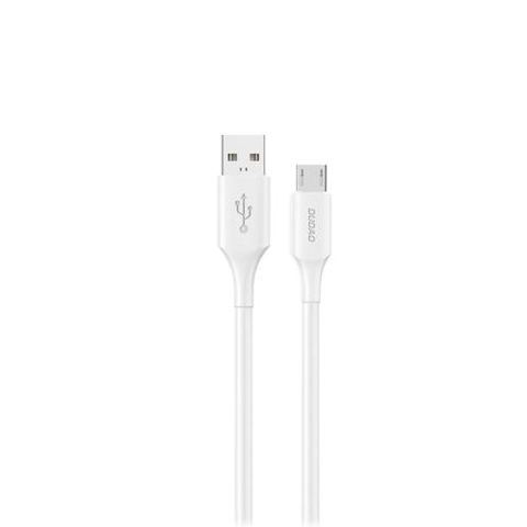 Cablu de date/incarcare Dudao L2SM, 18W, 1.2m, USB-A - microUSB (Alb)
