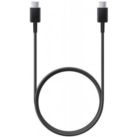 Cablu de Date si Incarcare Samsung GP-TOU021RFFBW, USB-C la USB-C, 25W, 1.8m (Negru)