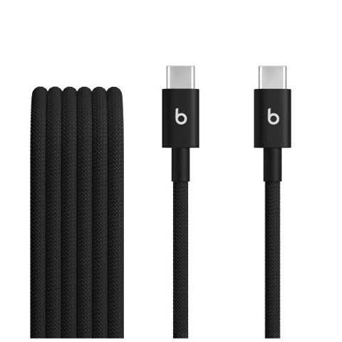 Cablu de date Apple Beats MDGA4, USB-C la USB-C, 1.5 m (Negru)