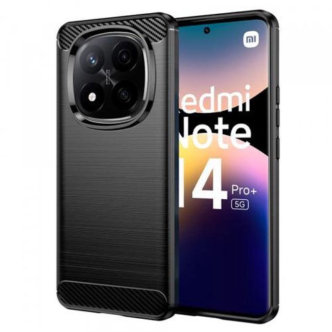 Husa pentru Xiaomi Redmi Note 14 Pro+ 5G, Techsuit Carbon