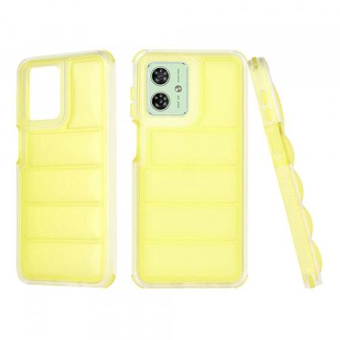 Husa pentru Motorola Moto G54, Techsuit, Wave Shield, Galbena