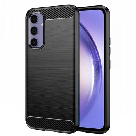 Husa pentru Samsung Galaxy A54 A546, Techsuit, Carbon, Neagra