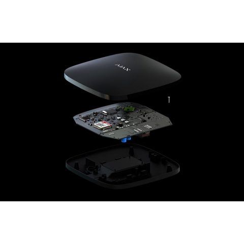 Centrala alarma wireless cu LAN integrat si comunicator dual sim GSM/GPRS AJAX Hub2 BL