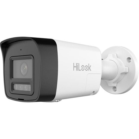 Camera IP Hikvision HiLook IPC-B180HA-LUF/SL, 8MP, lentila 2.8 mm, Dual Light 30m, WDR 120 dB, microfon, difuzor, PoE, IP67
