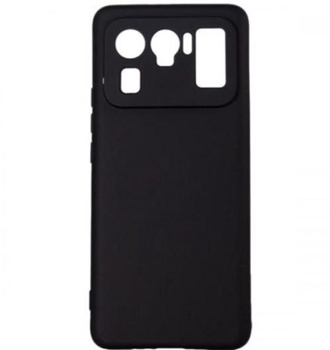 Protectie pentru spate Spacer pentru Xiaomi Mi 11 Ultra 5G, Negru