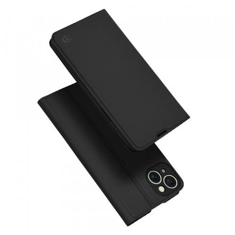 Husa pentru Apple iPhone 15 Plus, Techsuit, Magskin Book, Neagra