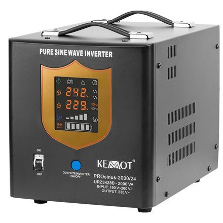 UPS centrale termice 2000VA/1400W, borne 24V, KEMOT URZ3428B