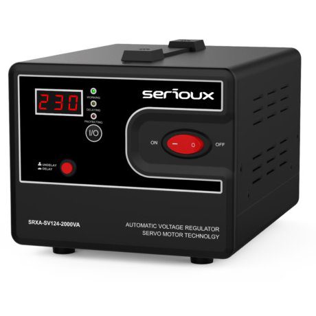 AVR SERIOUX SERVO Motor SRXA-SV124-1000VA, 600W, 1 iesire schuko