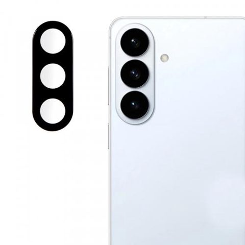 Folie de protectie Camera Spate Techsuit pentru Samsung Galaxy S26, Sticla Securizata, Full Glue, Neagra