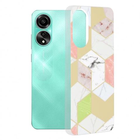 Husa pentru Oppo A78 4G, Techsuit, Marble, Mov