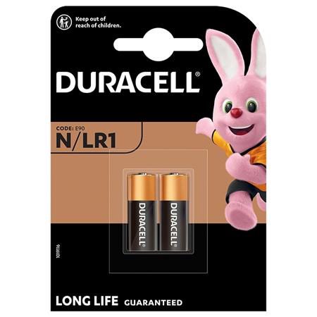 Baterie Alcalina Duracell MN9100 LR1, 1.5 V, 2 bucati