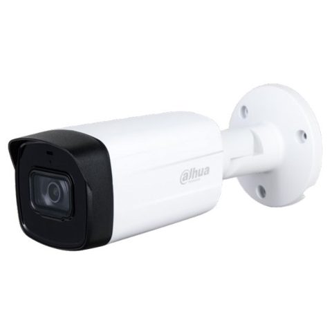 Camera bullet HDCVI Dahua HAC-HFW1200TH-I8-A-0360B-S6, 2MP, lentila 3.6mm, IR 80m, IP67, microfon, IP67