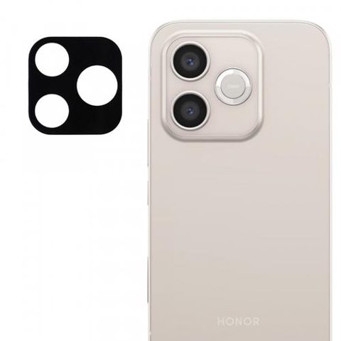 Folie de protectie Camera Spate Techsuit pentru Honor 600 Lite, Sticla Securizata, Neagra