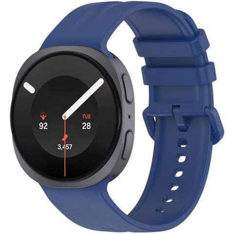 Curea Tech-Protect Silicone Evo pentru Samsung Galaxy Watch9 / Watch8 / Watch8 Classic Series, Bleumarin