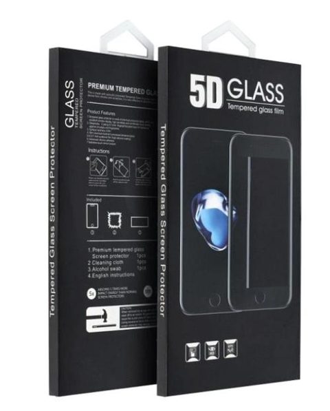 Folie de protectie Ecran OEM pentru Apple iPhone 16 Pro Max, Sticla Securizata, Full Glue, 5D, Neagra