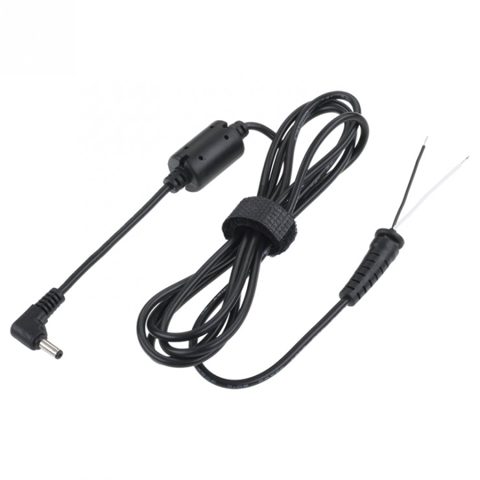 Cablu alimentare DC unghi 3.5x1.5mm la fire deschise 1.5m, KOM0270