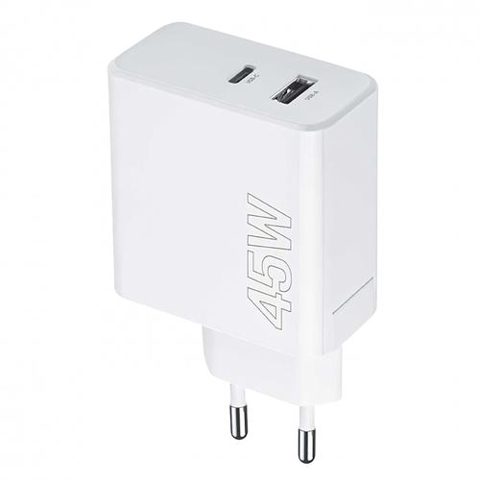 Incarcator Retea MaXlife MXTC-07-45AC, 45W, 3A, 1 x USB-A - 1 x USB-C (Alb)