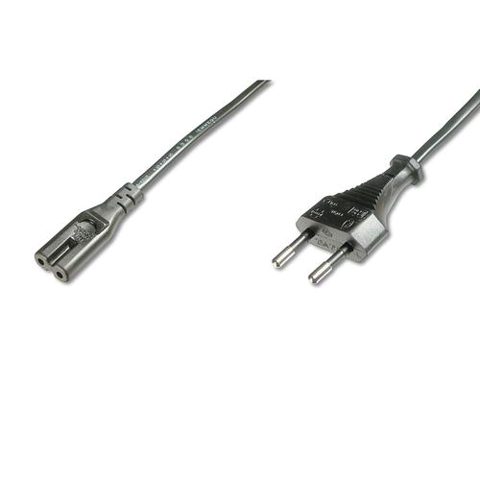Cablu de alimentare Assmann Euro - C7, Lungime 1.8m, Negru