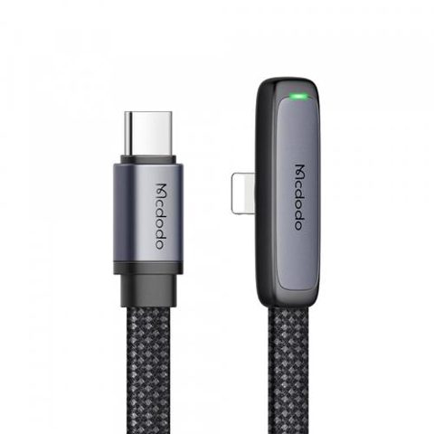Cablu Date si Incarcare USB-C - Lightning McDodo CA-3350 Angled, 36W, 1.2m, Negru