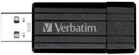 Stick USB Verbatim Store n Go PinStripe 8GB (Negru)