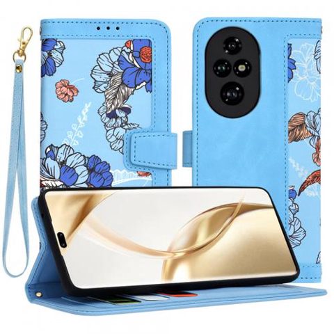 Husa pentru Honor 200 Pro, Techsuit, FlipCraft, Bleu