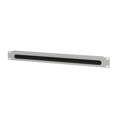 Panou intrare cabluri Logilink ORCEB1G, tip masca orizontala cu perii, 19 inch, 1U, Gri