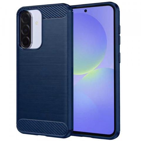 Husa pentru Samsung Galaxy A37 5G, Techsuit, Carbon, Albastra