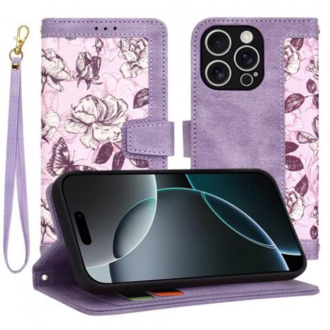 Husa pentru Apple iPhone 16 Pro, Techsuit, FlipCraft, Mov