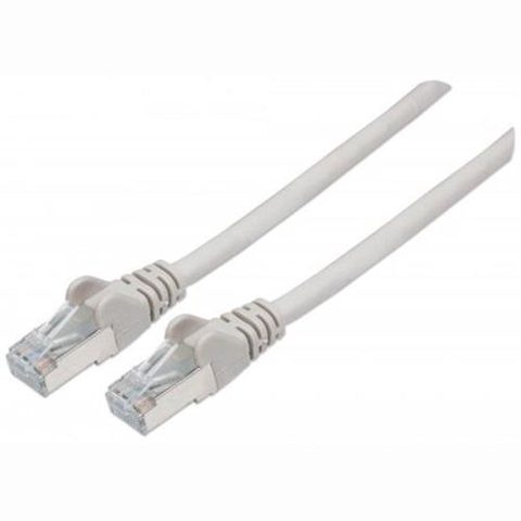 Cablu de retea plat, Logilink, Cat.6A U/UTP SlimLine, 0.5m, Alb