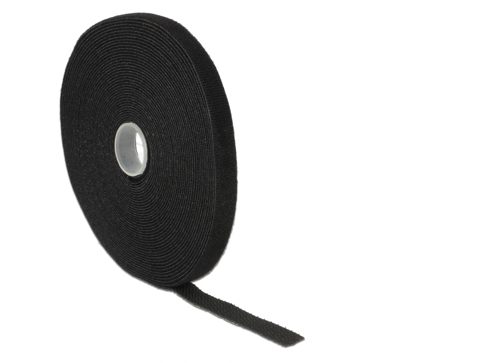Rola cu arici neagra 10m x 13mm, Delock 18712