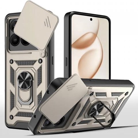 Husa pentru Honor 400 Smart 4G / X7d 4G / 400 Smart 5G, Techsuit, CamShield, Aurie