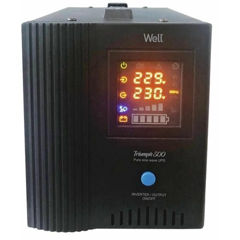 UPS centrale termice Well Triumph 230V 500VA 300W UPS-HEATST-TRIUMPH500VA-WL