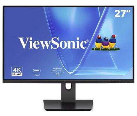 Monitor LED ViewSonic VG2719U-4K, 27inch, 4K UHD (3840×2160), IPS, 60Hz, 4ms (GTG), 350 cd/m², DP, 2×HDMI 2.1, USB Hub, Boxe 2x3W, Audio, Pivot, HAS, Swivel, Tilt, VESA 100×100 mm, Negru