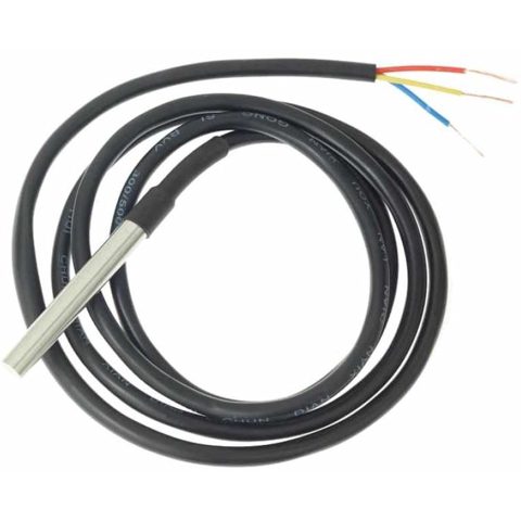 SENSOR DE TEMPERATURA DIGITAL SHELLY DS18B20 - 3 Metri DS18B20-3m / 3800235266403