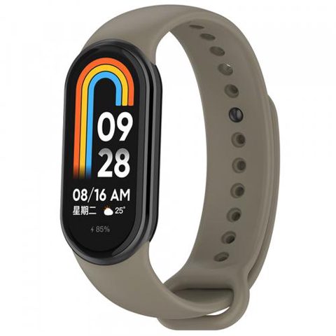 Curea Techsuit W014 pentru Xiaomi Smart Band 9 / 8, Gri
