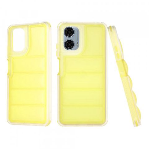 Husa pentru Motorola Moto G24 Power, Techsuit, Wave Shield, Galbena