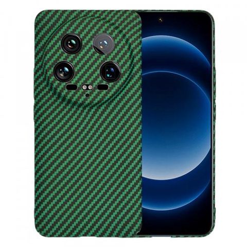 Husa pentru Xiaomi 14 Ultra, Techsuit, Carbonite FiberShell, Verde
