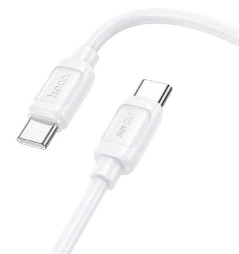Cablu Date si Incarcare USB-C - USB-C HOCO X115, 240W, 1m, Alb
