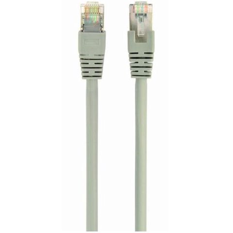 Cablu S/FTP GEMBIRD Cat6a, LSZH, cupru, 2 m, gri, AWG27, dublu ecranat PP6A-LSZHCU-2M