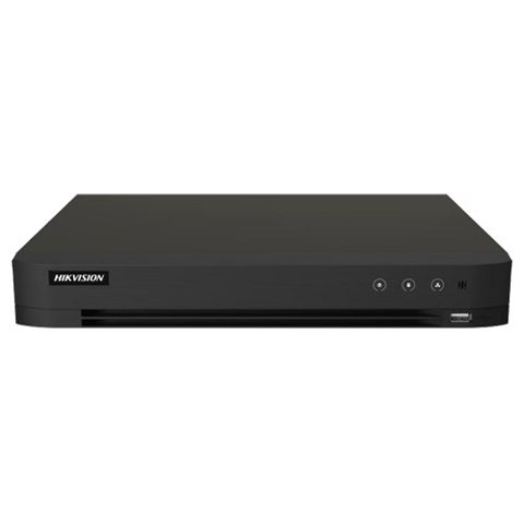DVR AcuSense 16 ch., 5MP + 8 ch. IP 6MP, Alarma I/O, VCA - HIKVISION iDS-7216HQHI-M1-XT(16A+4/1ALM)