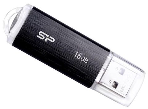 Stick USB Silicon Power Ultima U02, 16GB, USB 2.0 (Negru)