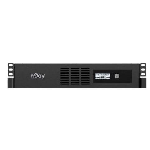 UPS nJoy Code 2000, 2000VA/1200W, LCD Display, Intrare: 1 x IEC-320 C14 Iesire: 8 x IEC-320 C13, Management, Reglaj Automat al UPLI-LI200CO-AZ01B