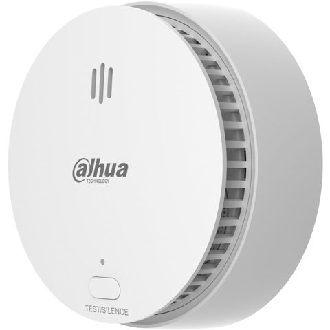 Detector de fum wireless de interior Dahua HY-SA21A-W2(868), 85 dB, functioneaza cu centrale